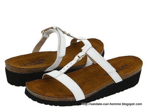 Sandale cuir homme:cuir-675869