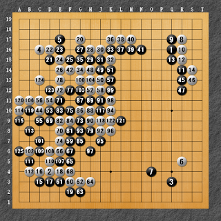 棋譜解説図（数字、記号入り）