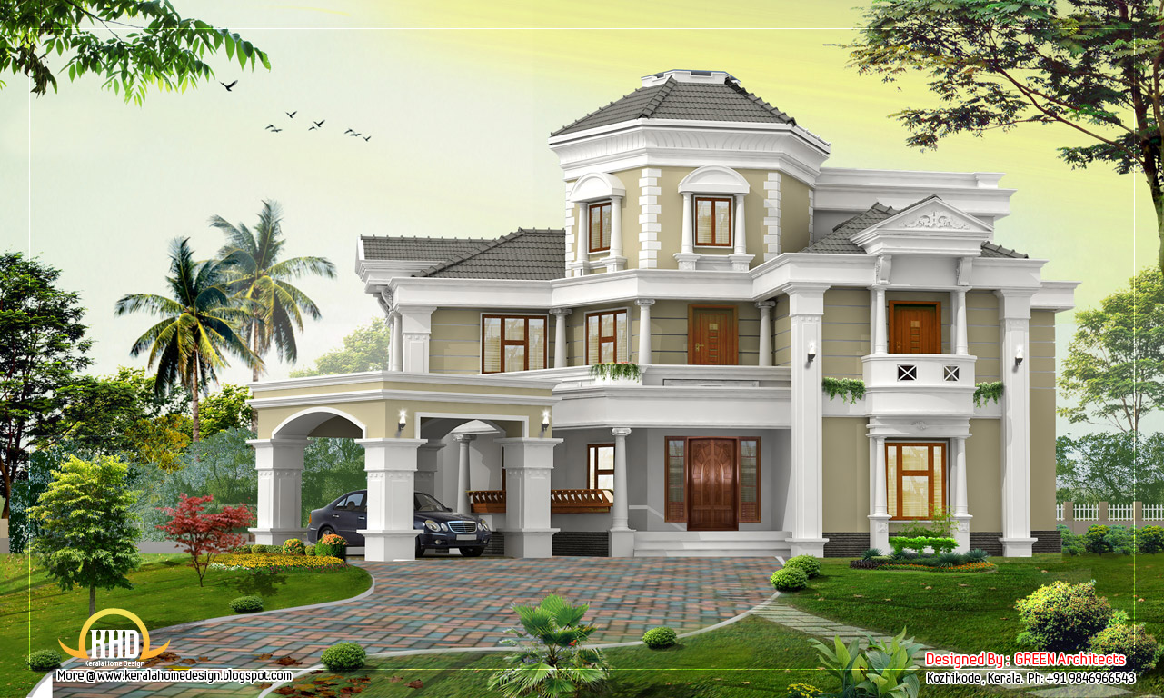 February 2012 Kerala home  design  and floor plans 