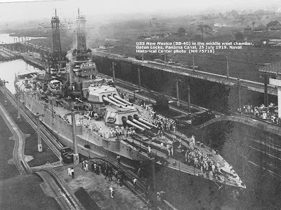 USS New Mexico, Panama Canal 1919