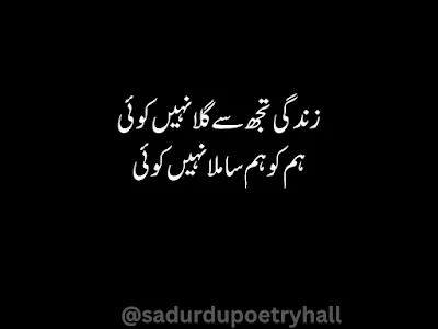 Poetry In Urdu Text