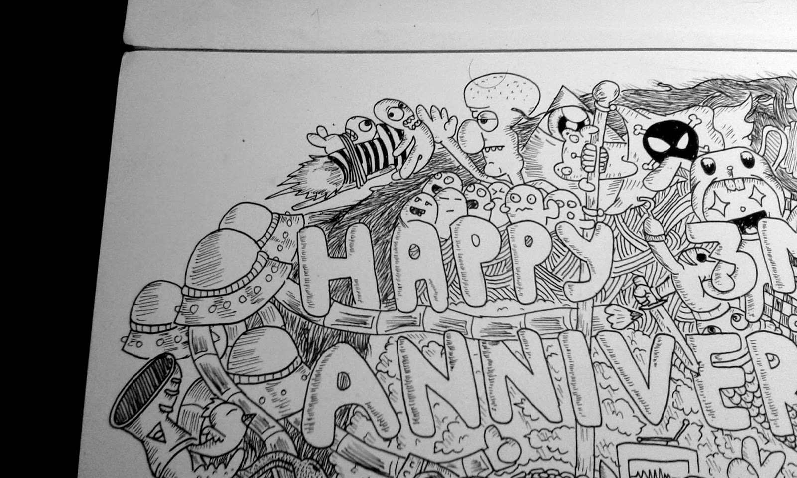 Un Autmn Doodle Testi 9 Happy Anniversary 3 Months