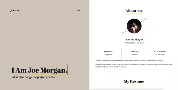 Best Personal Portfolio Template