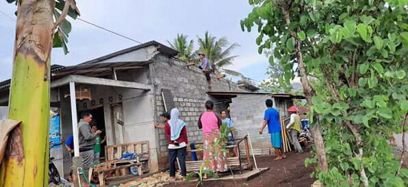 Bangunan Kios Miik Mantan DPRD DIY Disapu Angin 