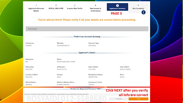 Online Account Opening Private Mandate Unit Trust