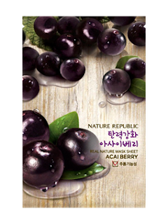 Review For Nature Republic Acai Berry Mask Sheet
