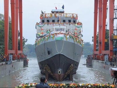 2nd Anti-Submarine Warfare Craft Launched In Kolkata