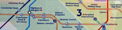 new tube map (fare zone version) August 2011