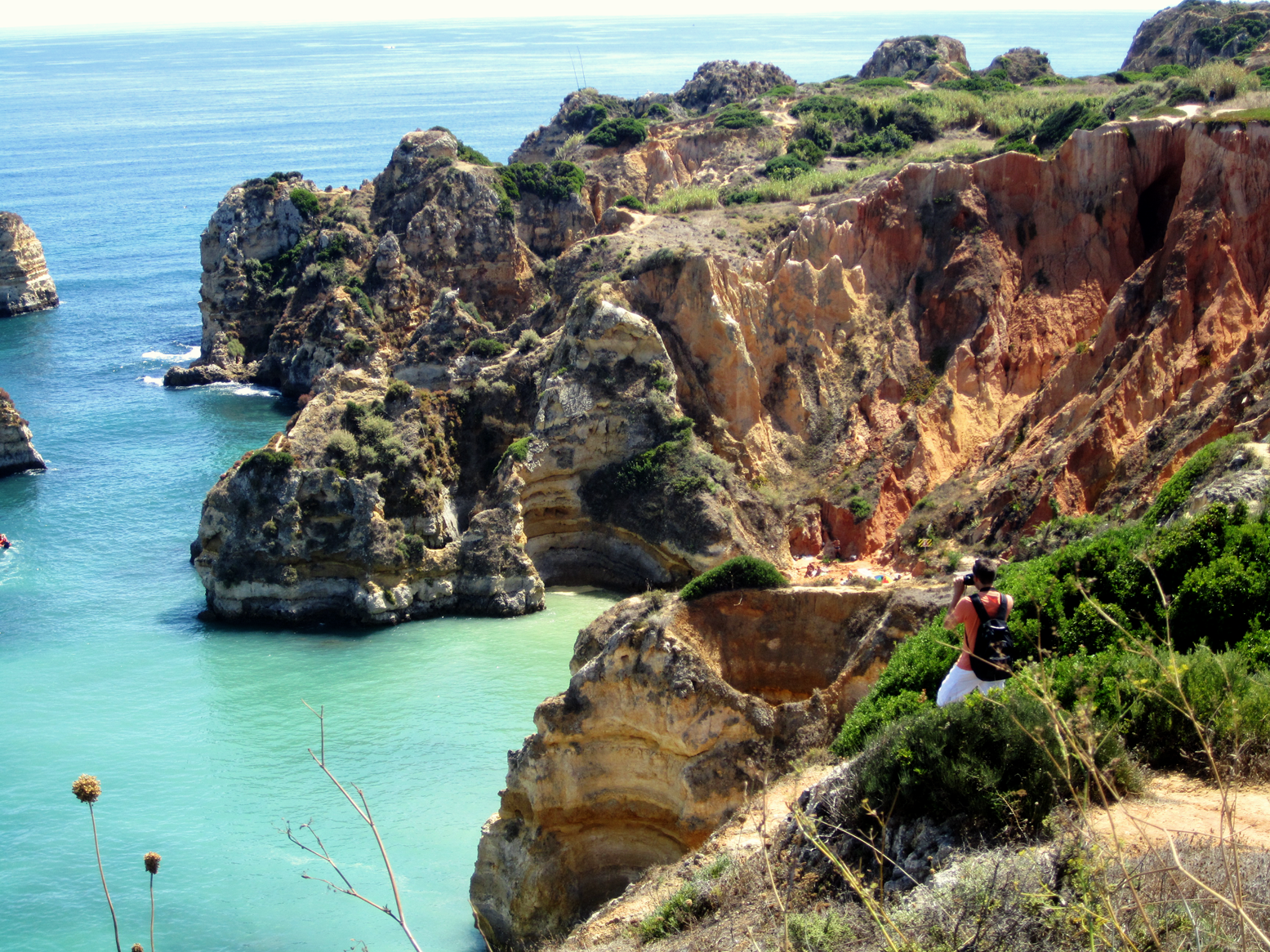 yellow caddy: Lagos, Portugal