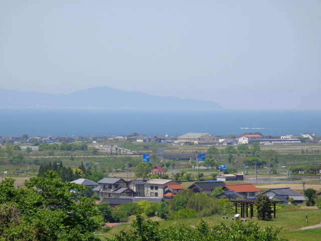 米子市淀江町の市街地