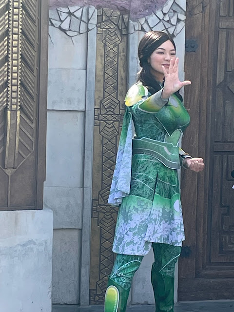 Sersi Character in Avengers Campus Marvel The Ethernals Disney California Adventure