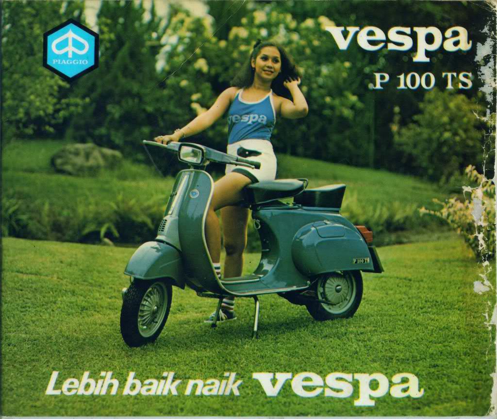 Gambar Lucu Bergerak Naik Vespa Terlengkap Display Picture Unik