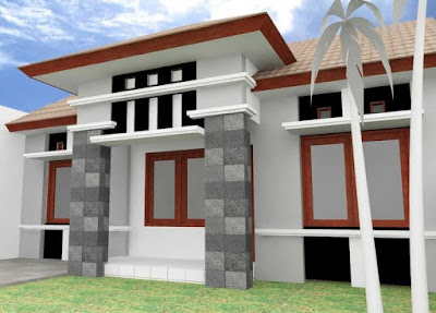 model teras rumah mewah terbaru