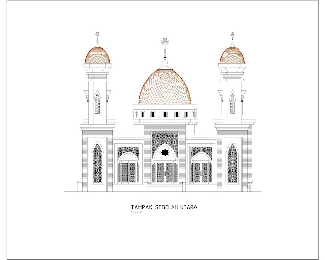 desain masjid minimalis modern terbaru