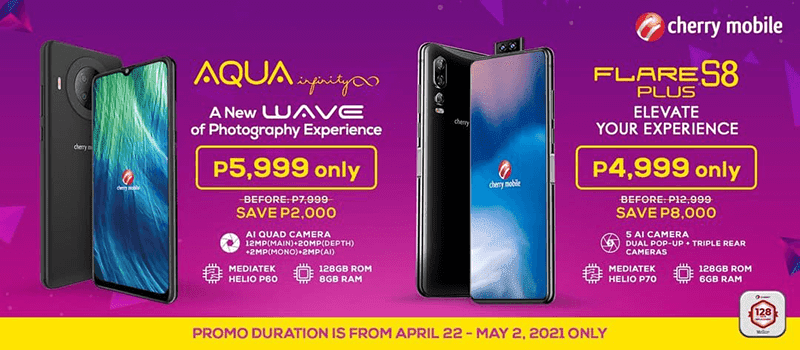 Deal: Cherry Mobile announces attractive promo prices for Aqua Infinity and Flare S8 Plus