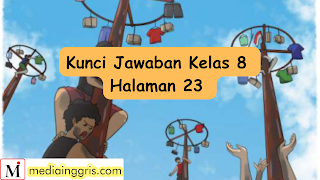 Berikut ini adalah kunci jawaban atau contoh jawaban bahasa Inggris Kelas 8 halaman 23 Chapter 1 Celebrating Independence Day, Unit 1 - The Champion of Panjat Pinang pada buku English for Nusantara.