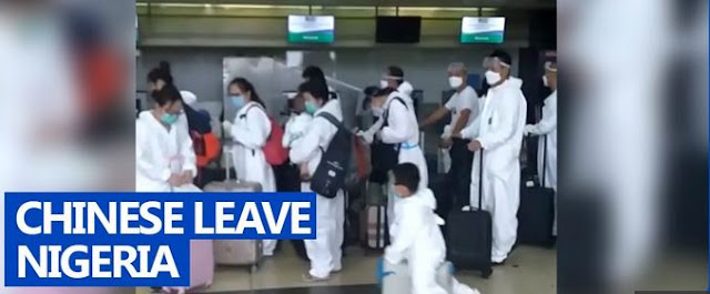 325 Chinese nationals evacuated from Nigeria due to Coronavirus pandemic