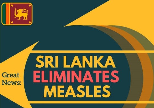 WHO declares Sri Lanka ‘measles-free’ nation