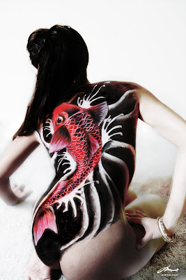 koi best design painting airbrush body