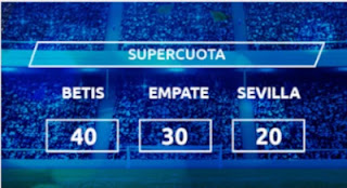 Mondobets Supercuota Betis vs Sevilla 2-1-2021