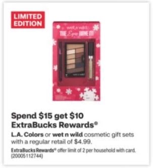 Cheap Wet N Wild Gift Sets CVS deal