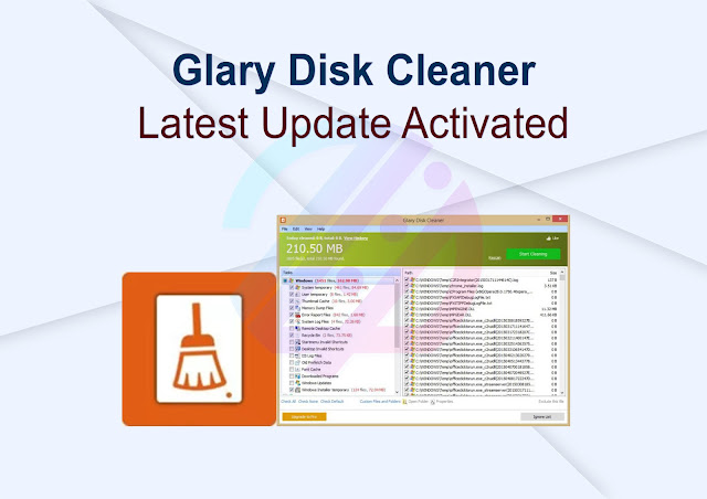 Glary Disk Cleaner Latest Update Activated
