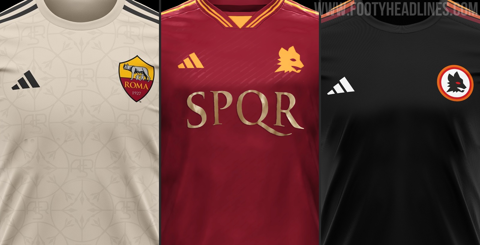 Roma Home Jerseys Kit 2023/24