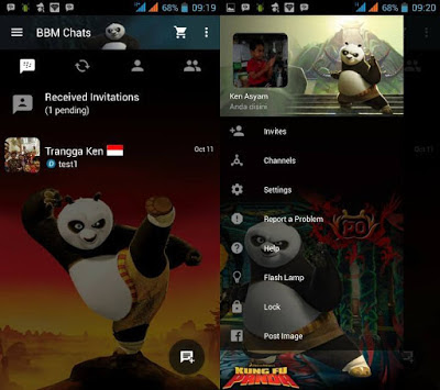 Download BBM Mod Kungfu Panda v2.10.0.31 Apk