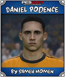 PES 2017 Faces Daniel Podence by Sameh Momen