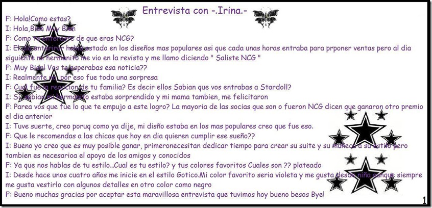 Entrevista con -_Irina_-