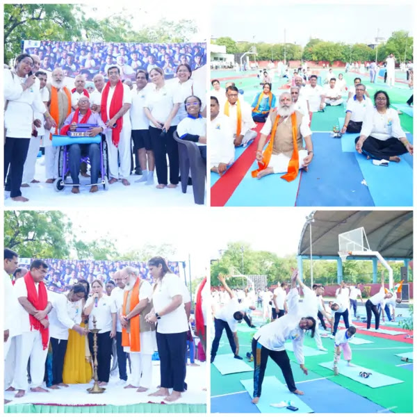 संयोग, समावेशी एवं हरित 11वा अंतर्राष्ट्रीय योग दिवस: योग से दिव्यांगता दूर और कैंसर पर विजय _ मां शक्ति