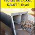 " FEUILLE DE CALCUL DALOT "- Excel