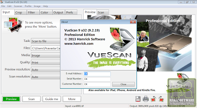 VueScan Professional Edition 9.2.19 (x86/x64) Full Serial - Screenshot