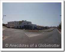 Modern empty streets of Oualidia