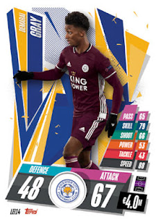 Topps Match Attax 2020-2021 Leicester City Set