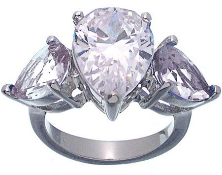 Wedding Ring Jessica Simpson A 8 carat pear cut diamond ring 