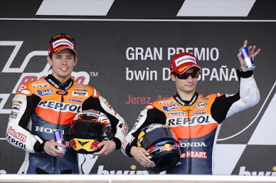 Podium Jerez MotoGP 2012