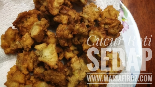 Cucur Roti Ikan Bilis Sedap  Maria Firdz