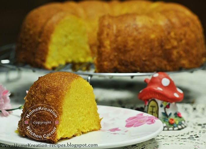 HomeKreation - Kitchen Corner: Cassava Cake (Kek Ubikayu 