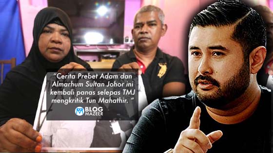 Tak Sanggup Lihat TMJ Terus Difitnah, Keluarga Prebet Adam Nafi Adik Dibunuh Almarhum Sultan