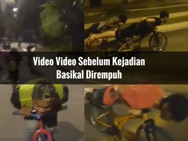 Video Sebelum Kejadian Tragedi Remaja Berbasikal Dirempuh 