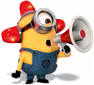 Minion with loudspeaker