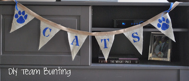 DIY game day bunting