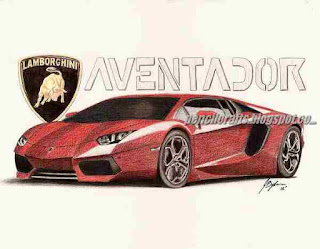 Lamboghini drawing adn sketches