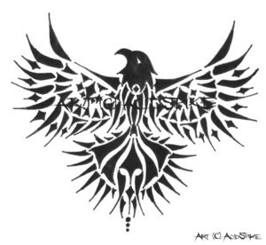 Tribal Eagle Tattoo Design