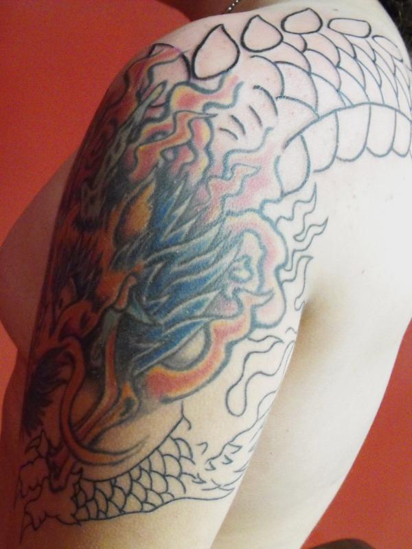 Dragon Tattoo Style - Shoulder Tattoos