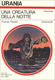 La copertina di Una creatura della notte - Urania 881