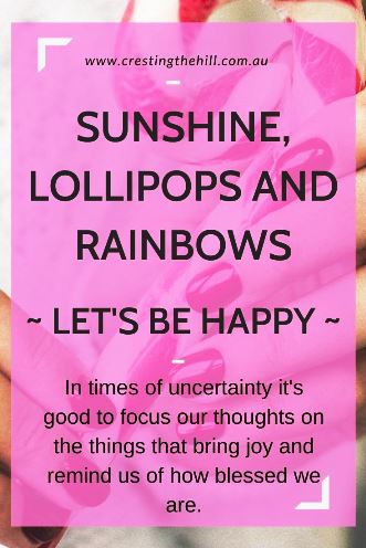 There's always something to be grateful for, something to smile about, and something silly to laugh at - we just need to look for them.