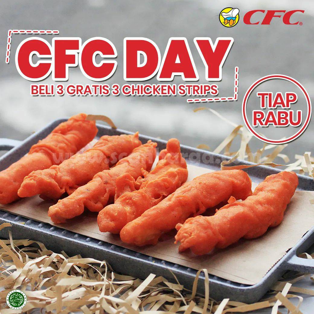 Promo CFC DAY ! BELI 3 GRATIS 3 Chicken Strips