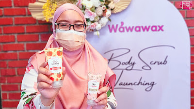 Wawawax melancarkan produk baharu Sweet Peachy dan Rosie Red Body Scrub